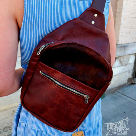 Cowhide Sling Bag