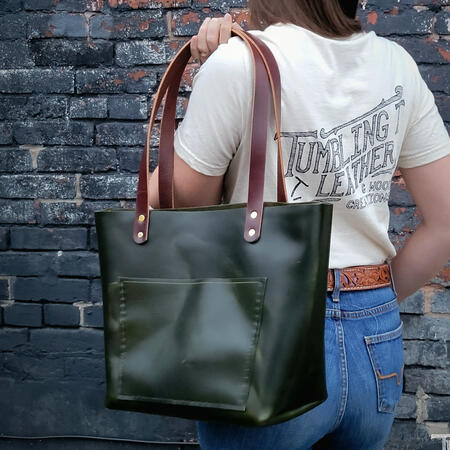 Oxford Green Taylor Tote